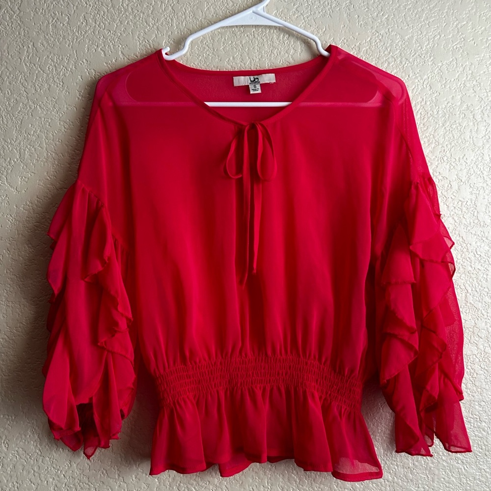 Hot Pink Blouse